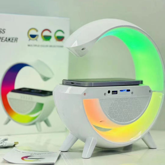 Led wireless charger Speaker & Lamp